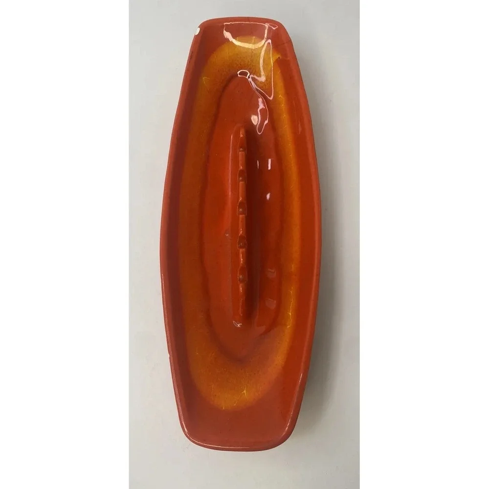 Life Century Modern Vintage Vase   Made In‎ The USA. Orange. Beautiful Peice